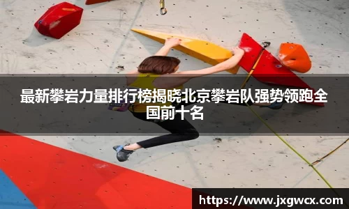 最新攀岩力量排行榜揭晓北京攀岩队强势领跑全国前十名